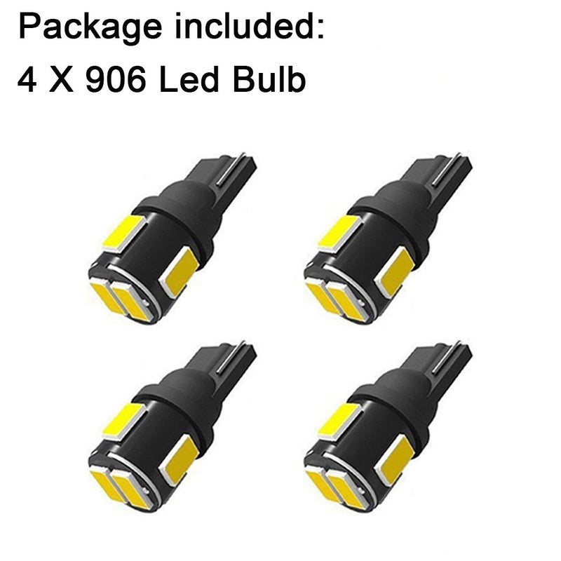 Shangyuan مصابيح LED شانغيوان 906 قاعدة وتد T10 لمصابيح القوارب البحرية تناسب مصابيح المؤخرة ومصابيح المرساة ومصابيح الملاحة ومصابيح الضوء الشامل ومصابيح الصاري للقوارب الكاياك والقوارب الصغيرة والقوارب العائمة DC12V بيضاء (عبوة من 4)  - Image 5